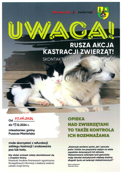 Plakat Kastracja zwierząt_1
