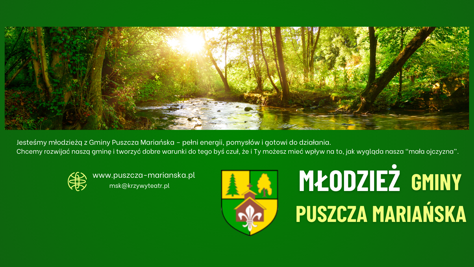 Młodzież Gminy Puszcza Mariańska w Internecie ma swój profil i chce powołać Młodzieżową Radę Gminy!!!